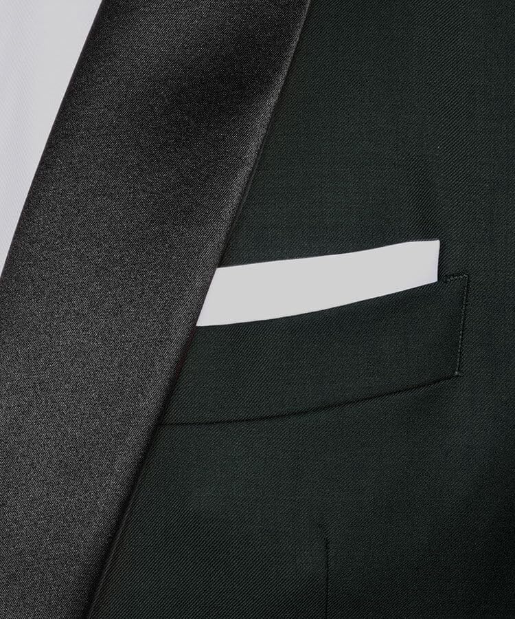 Image of Italian 100% Silk Pocket Square, Premium Small Batch Accessory for Men, 32x32 cm (12.5''x12.5''), One Side Print