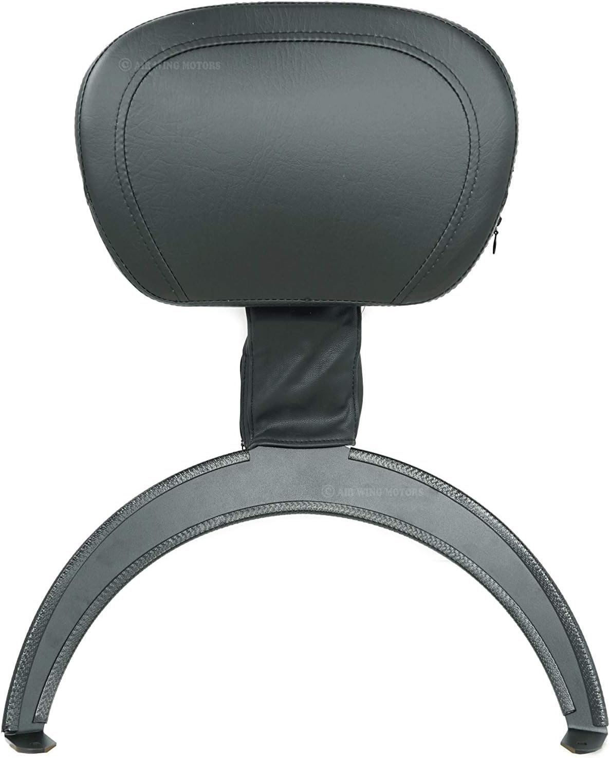 Driver Rider Backrest for BMW K1200LT / K1200 LT with Adjustable Height and Forward Folding Angle (Non-Studded)