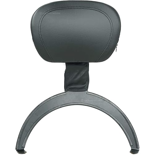 Driver Rider Backrest for BMW K1200LT / K1200 LT with Adjustable Height and Forward Folding Angle (Non-Studded)