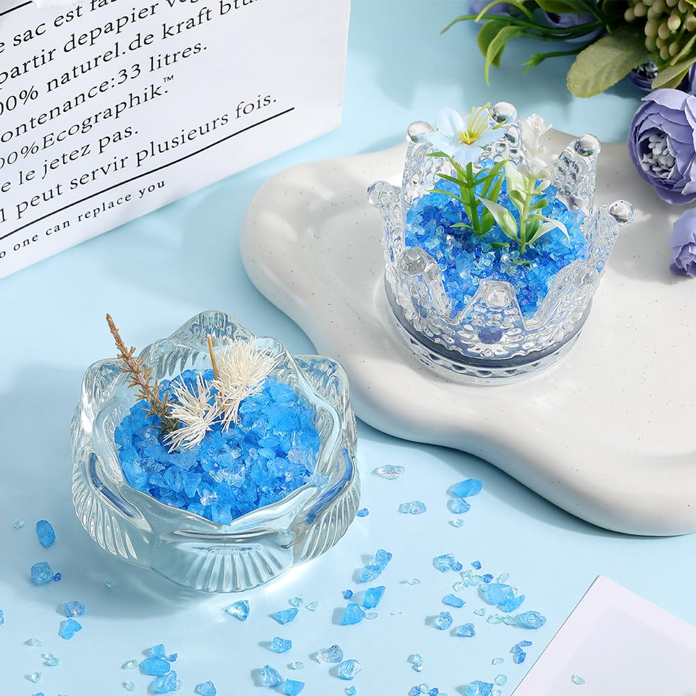 Amazon.com: SUNNYCLUE 1 Box 300g 3 Colors Blue Crushed Glass