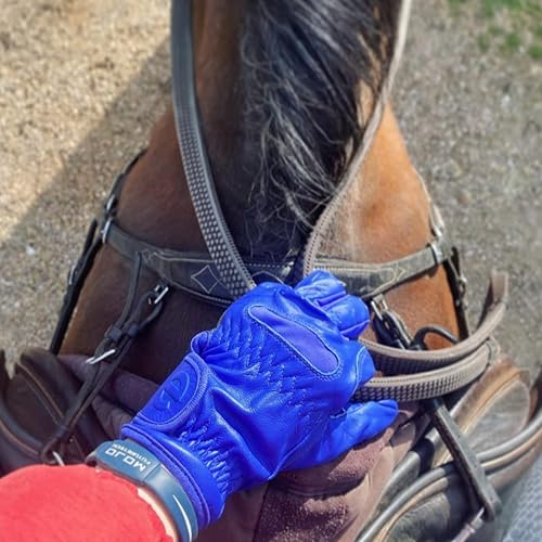 Miniatura 56 de EQUEST GripPro - Guantes de cuero para montar a caballo con pantalla táctil Beige Bronceado
