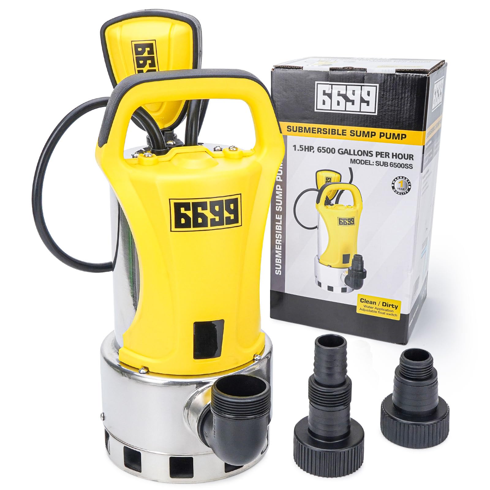 Photo 1 of 6699 1.5HP Submersible Utility Pump