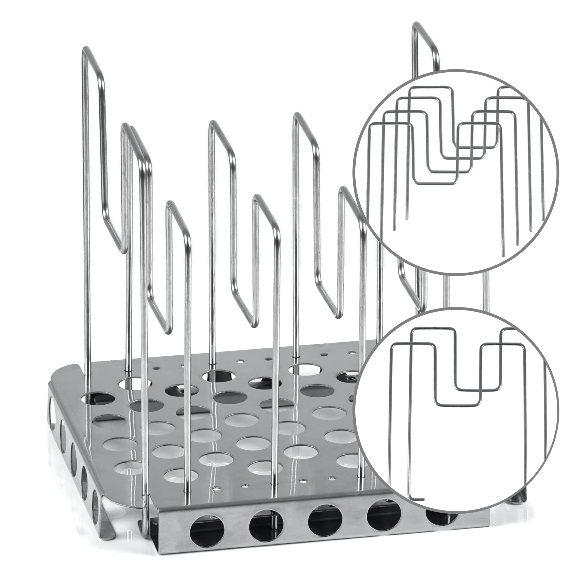 Mahlzeit Sous Vide Set, GN contenitore con coperchio e supporto regolabile per cottura pesce e carne