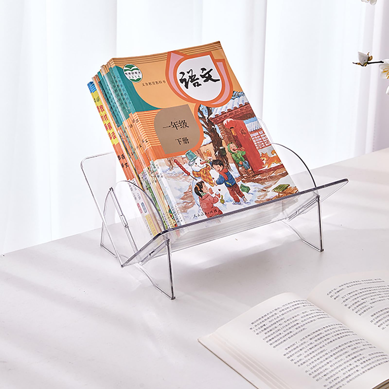 Acryl-Schreibtischregal Transparent – Bücher-Organizer Für Home-Office