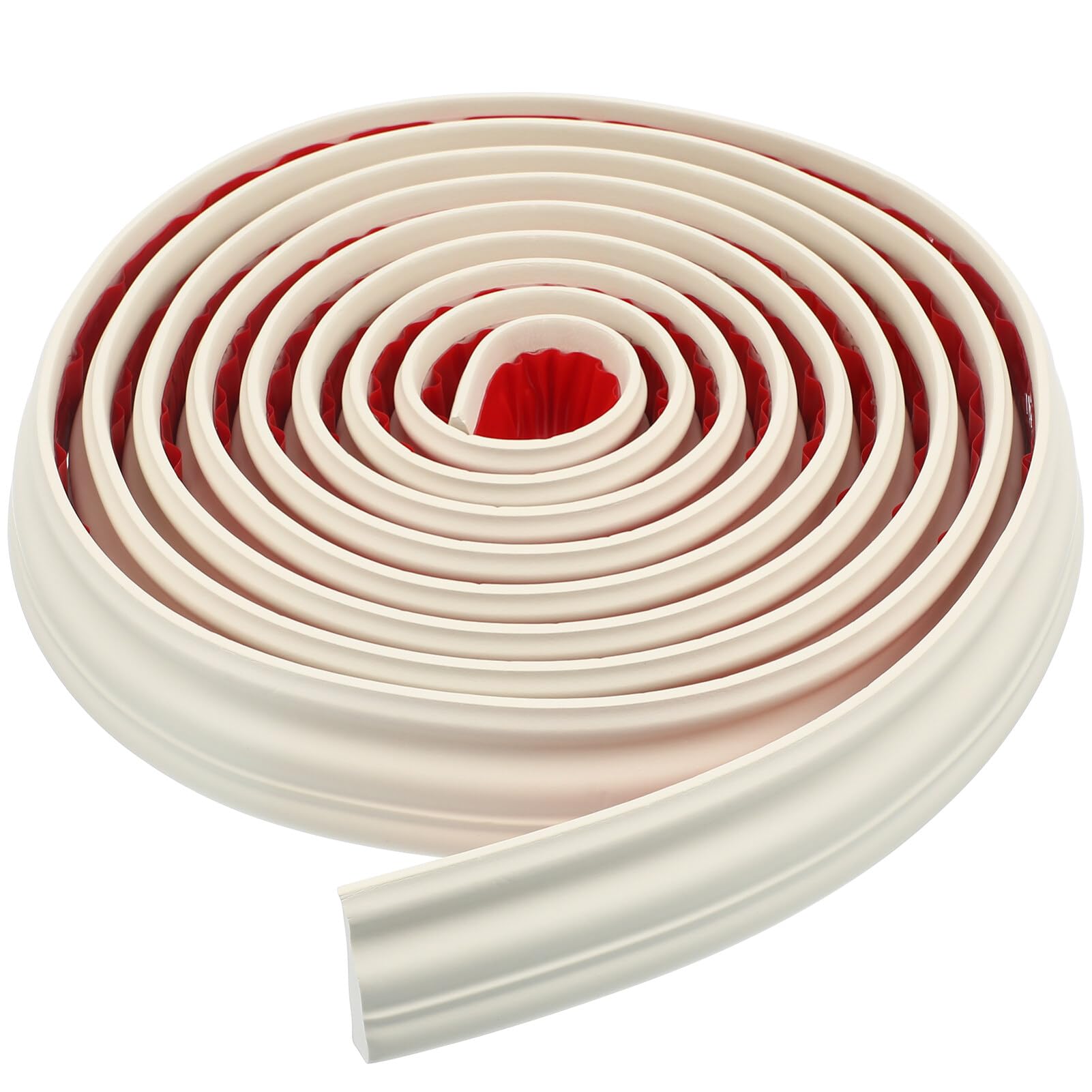 ULTECHNOVO Wall Molding Trim Peel and Stick Rail, Self-Adhesive Panel Moulding Kit, Flexible DIY Home Decor Wallpaper Border for Mirror Border Wall Lines, 5M