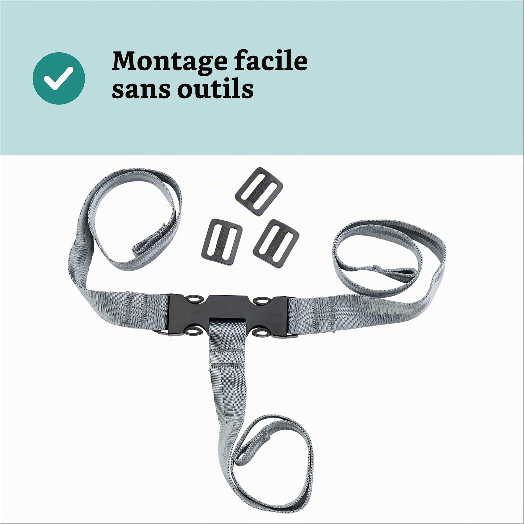 Harnais Chaise Haute Compatible ave IKEA ANTILOP Sangle Chaise Haute Harnais de Sécurité 3 points Enfant Bebe Accesories Remplacement
