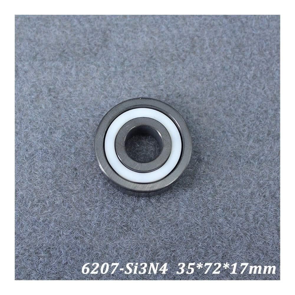 Rillenlager, Reparatursätze 6207 6207CE Vollkeramiklager (1 Stück) Si3N4-Material Alle Siliziumnitrid-Keramikkugellager 35 * 72 17 mm