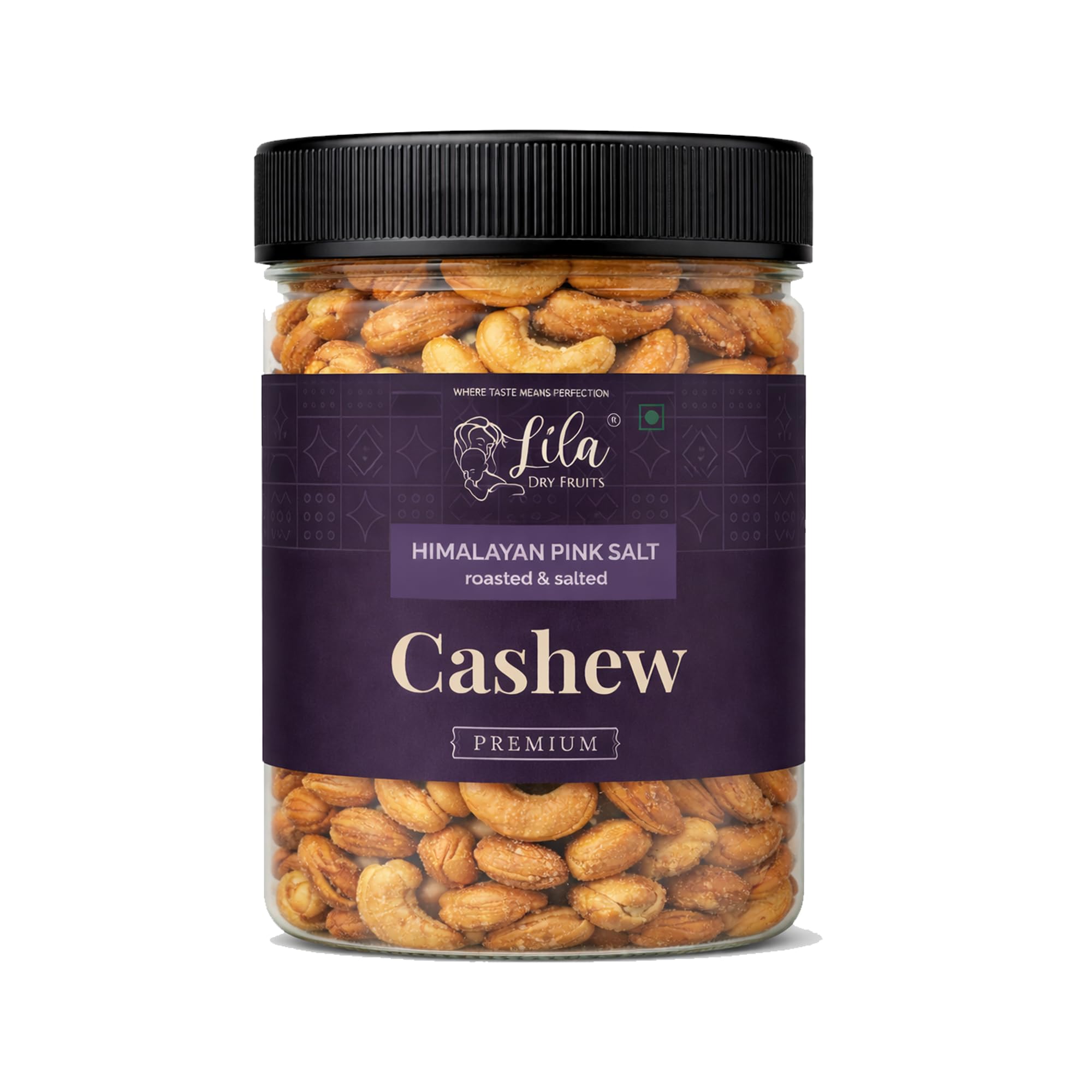 LILA DRY FRUITS Roasted Cashew Nuts 1 kg (500g x 2) Himalayan Pink Salt Flavour | Premium Crunchy Salted Kaju Snack Protein Rich Roasted Dry Fruits Healthy Namkeen Snack Perfect for Gifting-image-19