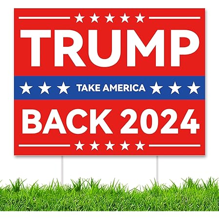 Trump 2024 Take America Back Yard Sign, Vote Trump, Trump 2024, Election Yard Sign, Yard Decor, Trump Sign, Outdoor Sign, Lawn Sign