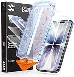 SMARTDEVIL 2 Pack Tempered Glass for iPhone 17 Pro Privacy Screen Protector, Anti-Spy Privacy Film, Military-Grade Shatterproof Protection, 9H Hardness, Fast & Easy Installation, Case Friendly Design