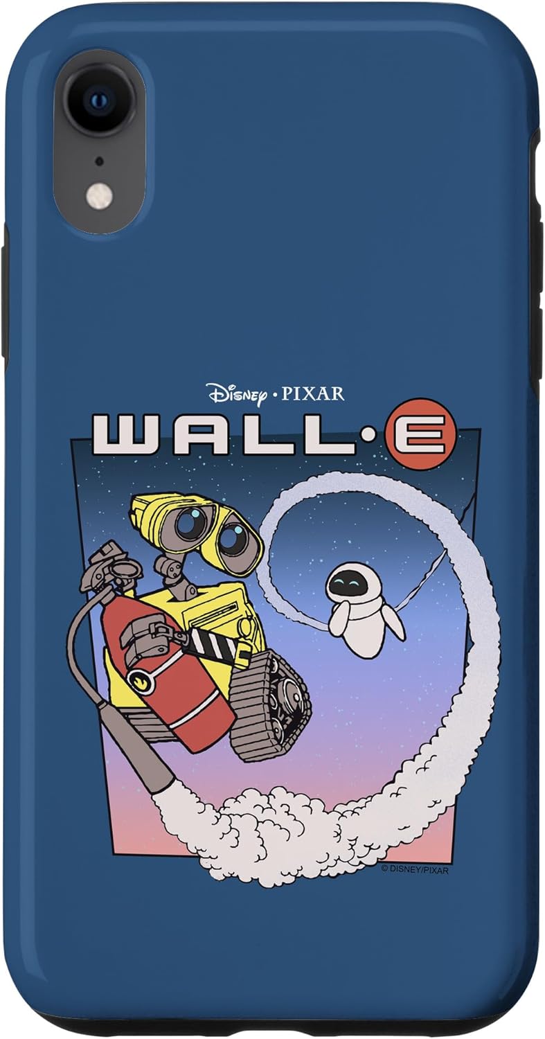 iPhone XR Disney Pixar Wall-E & Eve In Space Fire Extinguisher Flight Case