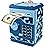 Qwifyu Piggy Bank for Boys Girls, 4 5 6 7 8 9 10 Year Old Girl Boy Birthday Gift Ideas, Electronic Password Money Saving Box ATM, Great Gift Safe Bank Toys for Kids (Camouflage Blue)