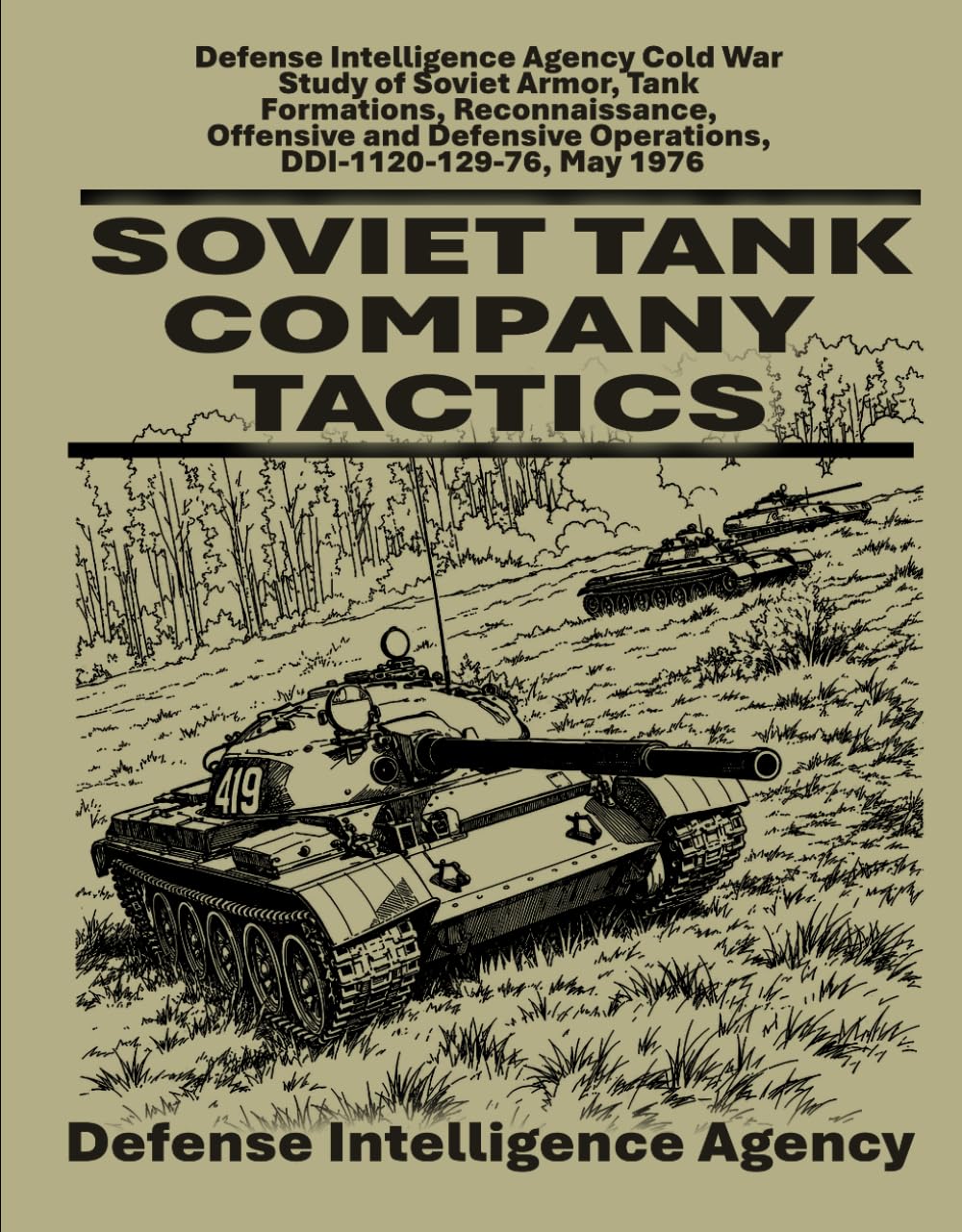Soviet Tank Company Tactics: Defense Intelligence Agency Cold War Study of Soviet Armor, Tank Formations, Reconnaissance, Offensive and Defensive Operations, DDI-1120-129-76, May 1976