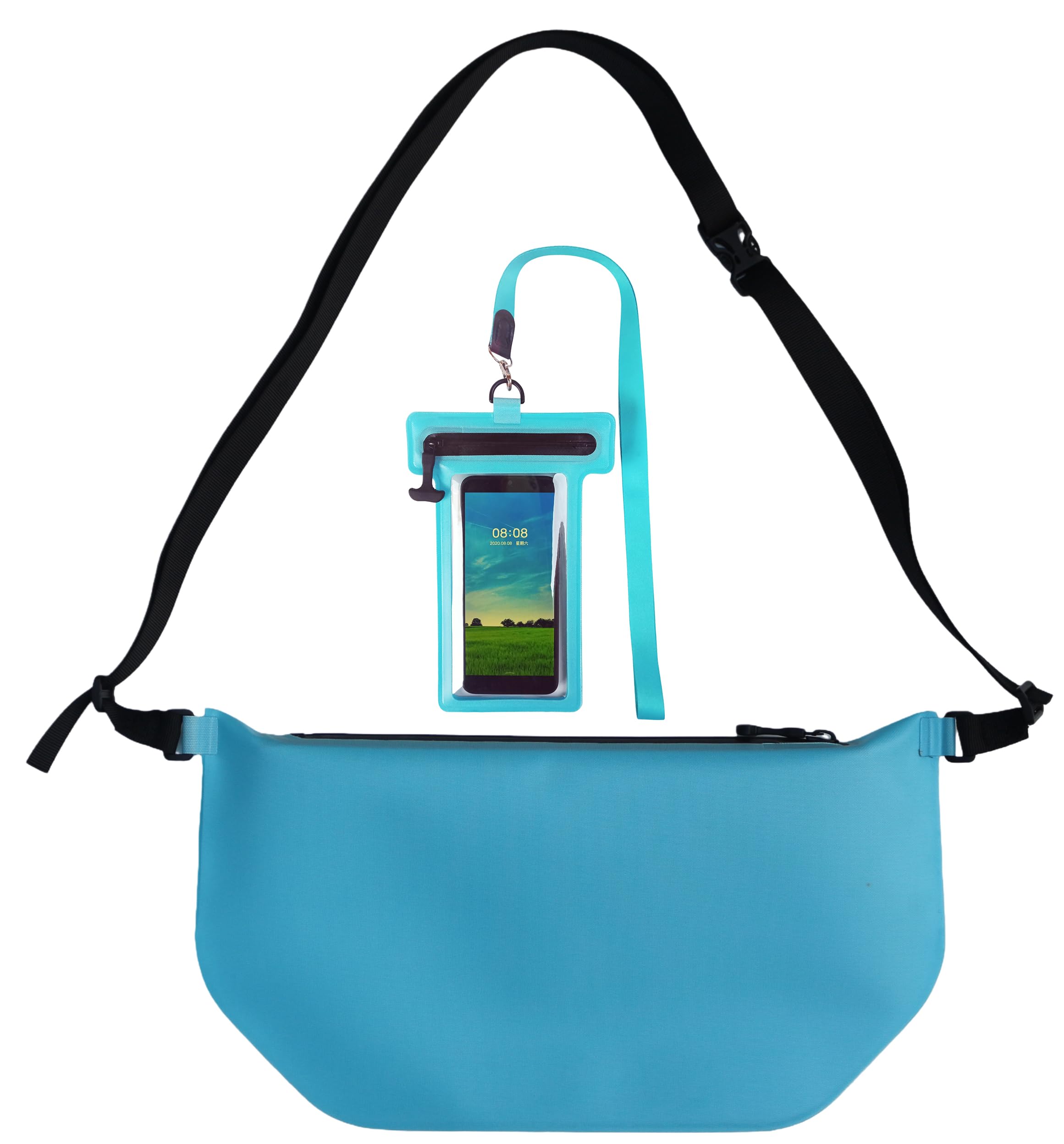 Wasserdichte Handytasche, wasserdichte Handyhülle, für iPhone 17, 16, 15, 14 Pro Max, IPX8 wasserdicht, luftdichter Reißverschluss
