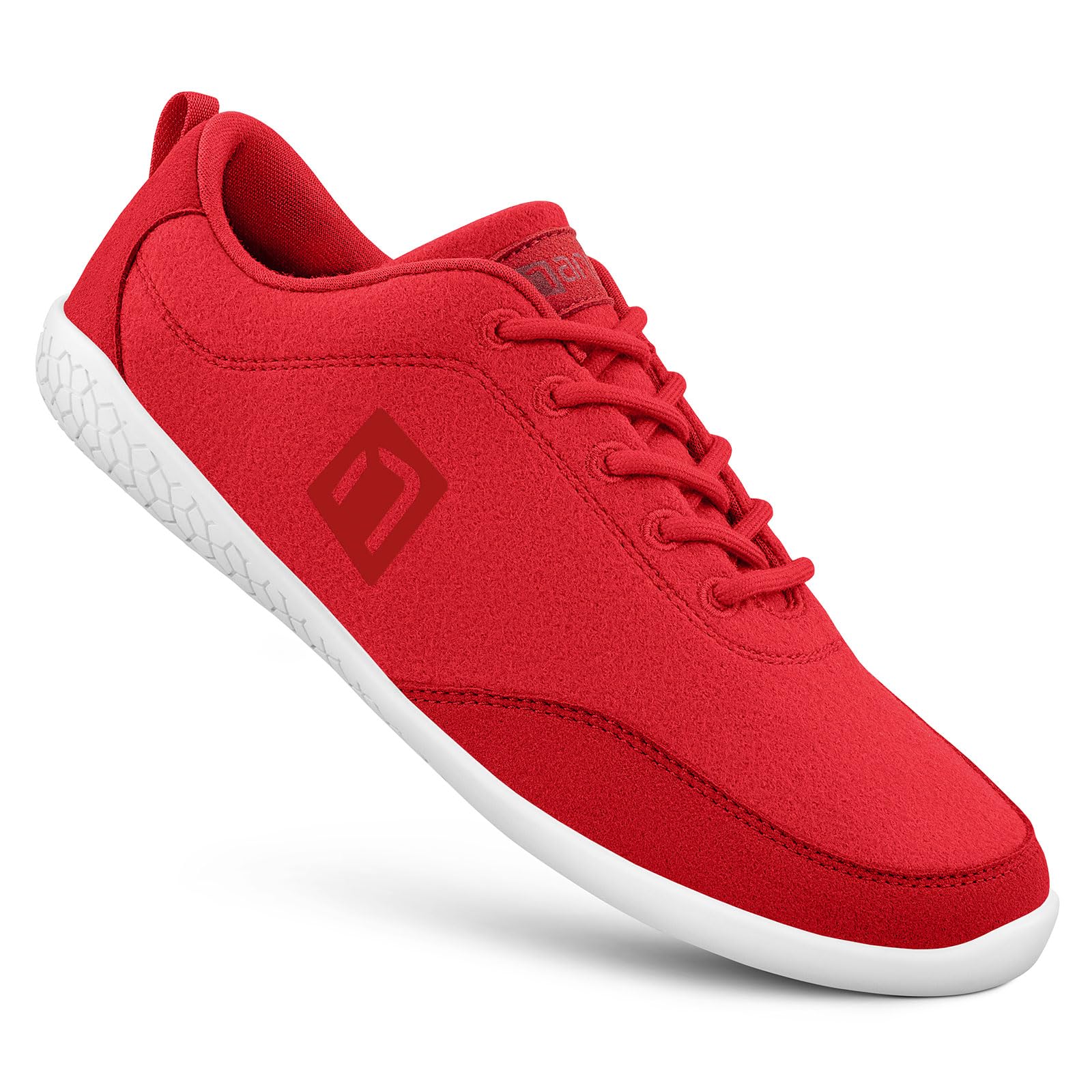 Nanga Men Eco Barefoot Herren Rot Sneaker, red, 12 UK
