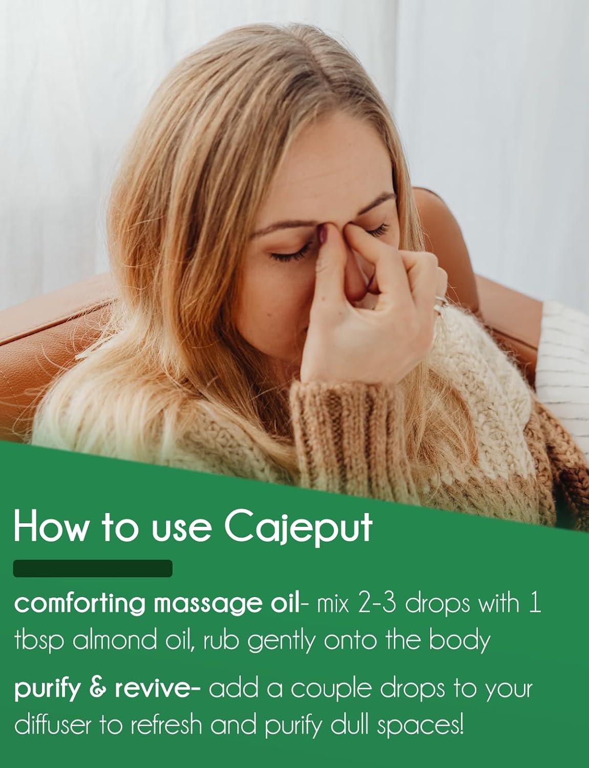 Cajeput Essential Oil – 8 fl oz (237 ml) Aluminum Bottle w/Plug Cap – 100% Pure Essential Oil – GreenHealth