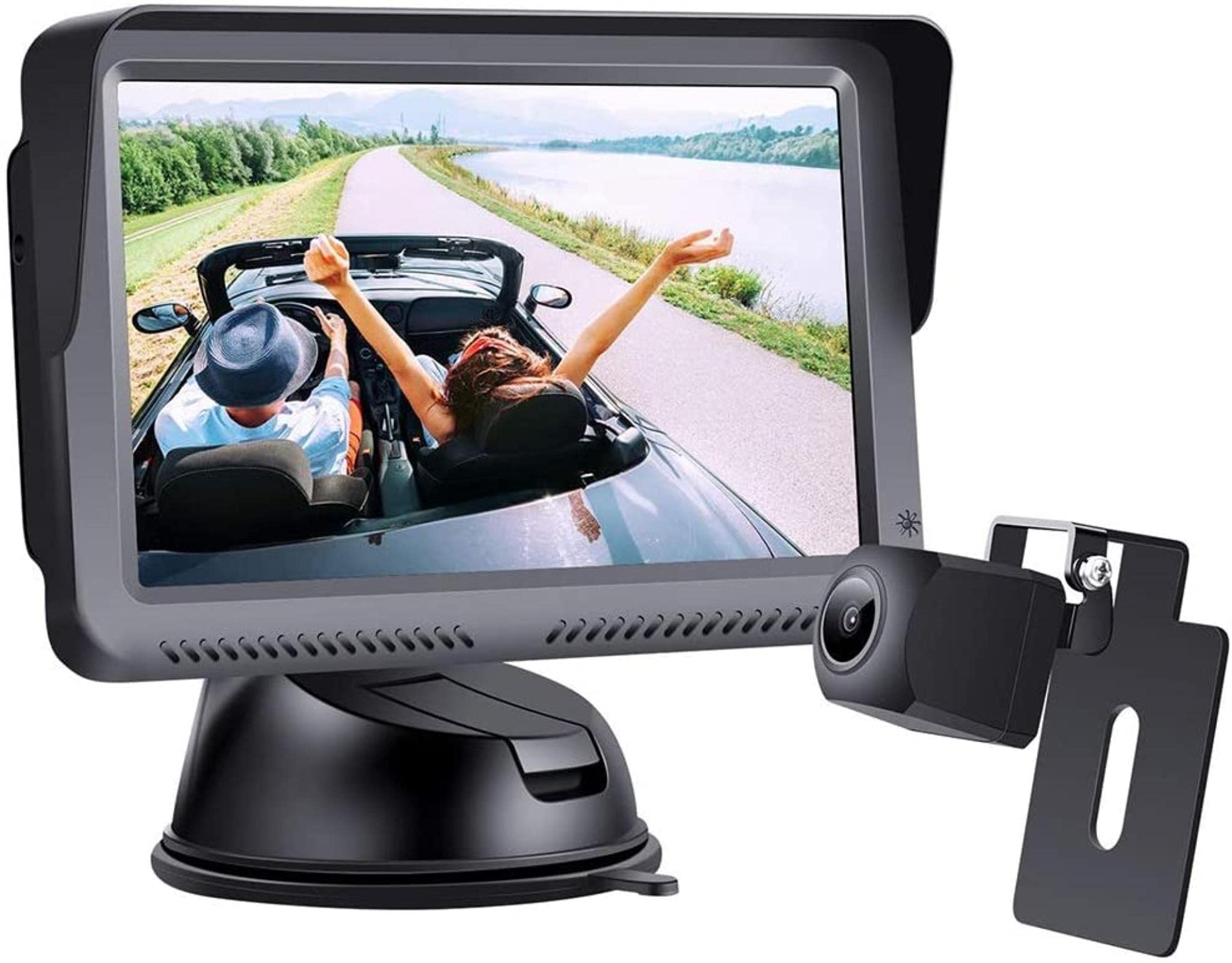 Buy CXSMKP 1080P Digital Wired Rear View Camera Kit, Driving HighSpeed Observation System 5
