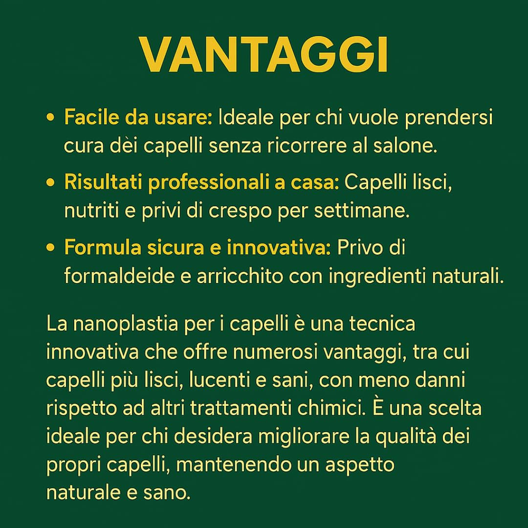 Jebel - Perfect liss - Nanoplastia - Lisciatura brasiliana Professionale - Capelli Lisci e Lucidi - Senza Formaldeide - Formula Originale Brasiliana