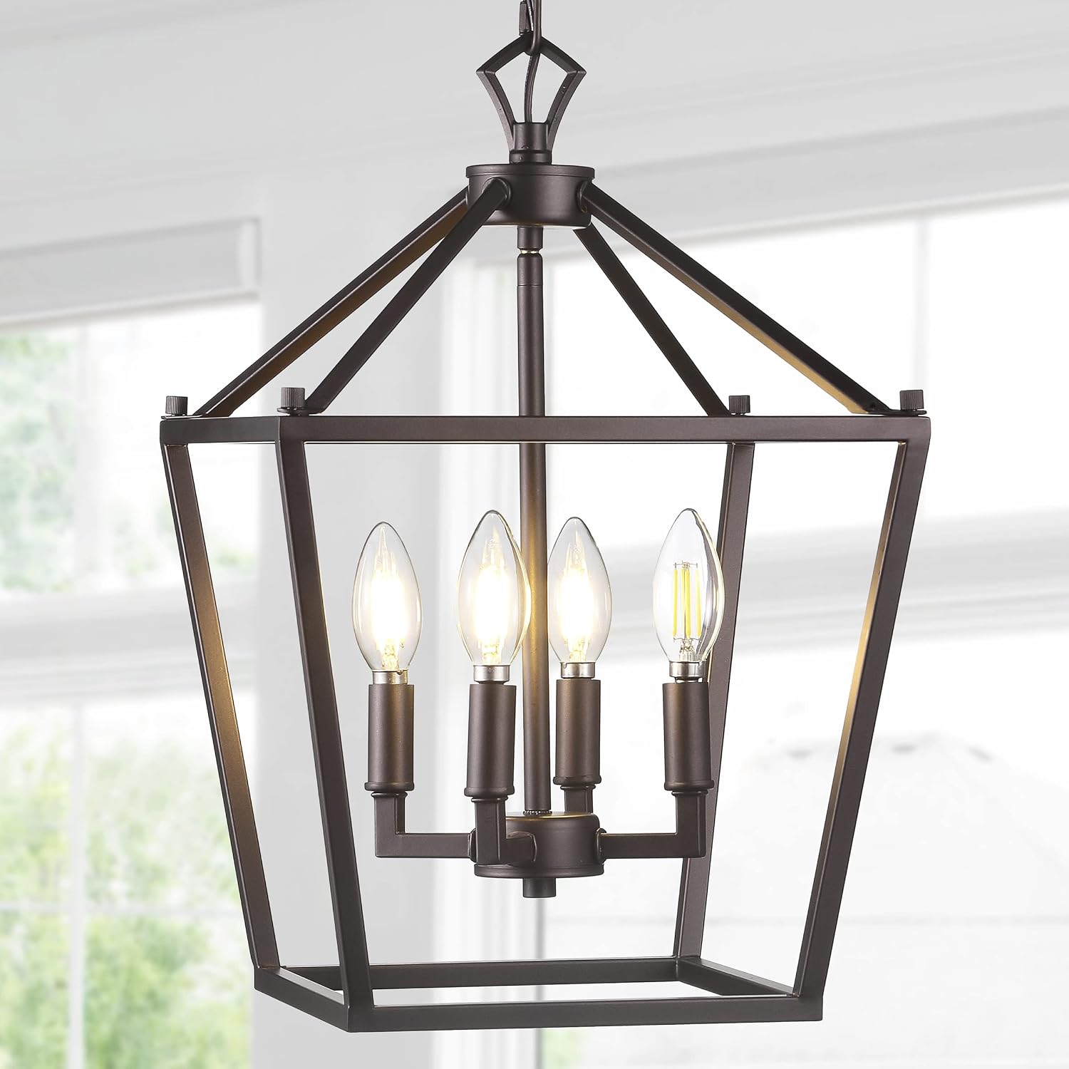Amazon Crazy 🔥 Deals JONATHAN Y JYL7436A Pagoda Lantern Dimmable Adjustable Metal LED Pendant Classic Traditional Dining Room Living Room Kitchen Foyer Bedroom Hallway, 12 in, Oil Rubbed Bronze 🛒 Crazy Deals JONATHAN Y JYL7436A Pagoda Lantern Dimmable Adjustable Metal LED Pendant Classic Traditional Dining Room Living Room Kitchen Foyer Bedroom Hallway, 12 in, Oil Rubbed Bronze