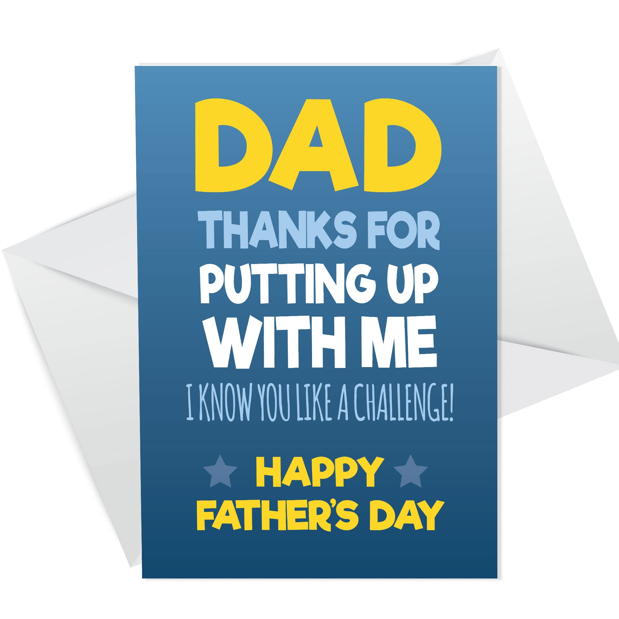 Joke Humour Funny Fathers Day Card From Daughter Son Funny Greetings Card For Dad Funny Dad Card