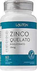 Zinco Quelato Bisglicinato 29mg Vegano 60 Cps| Lauton Nutrition