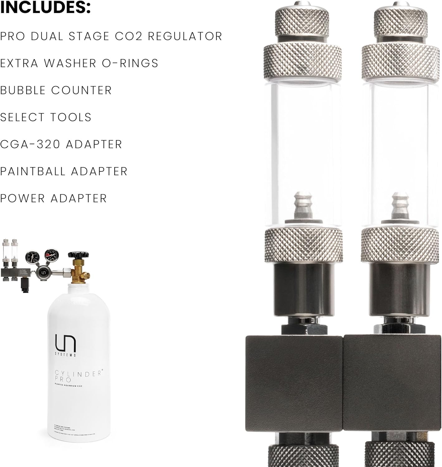 Ultum Nature Systems CGA 320 to Paintball Adapter & CO2 Regulator (CO2 Regulator)