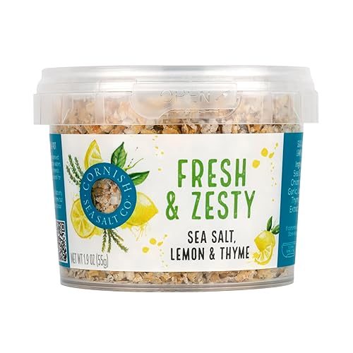 Miniatura 9 de Condimento de sal marina y pimienta de Cornualles  Copos de sal marina con cuatro condimentos de pimienta  Cosechado a mano en Cornualles,