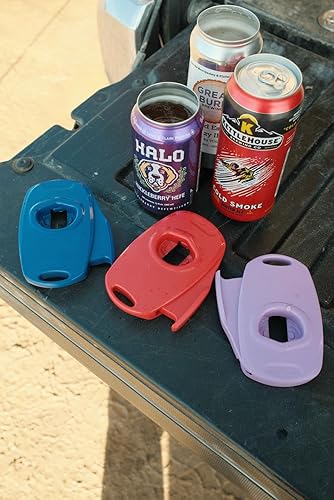 Miniatura 6 de Draft Top Lift - Abrelatas universal en topless, removedor de tapa de aluminio de borde liso para cerveza, cócteles y refrescos, ideal para portón