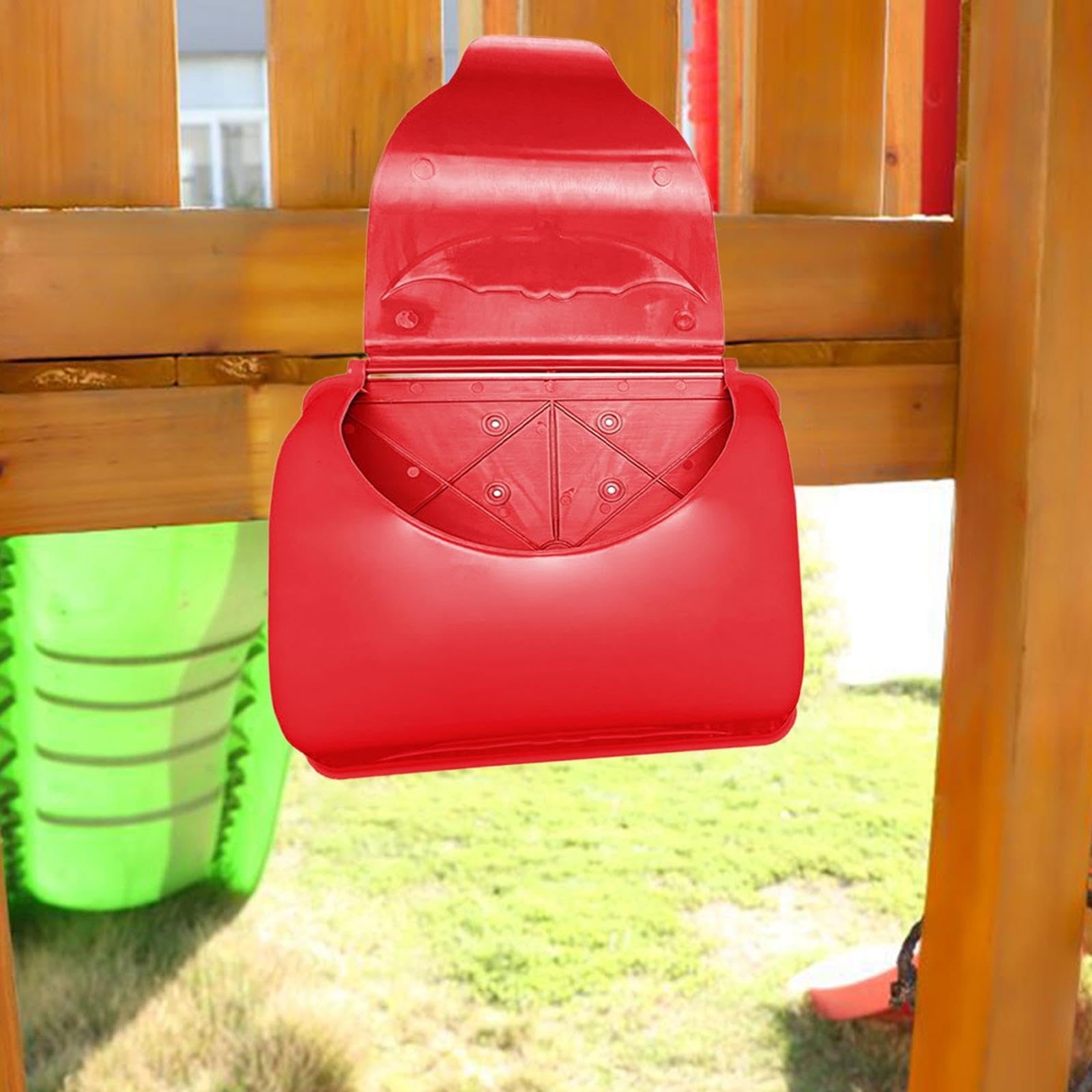 Cassetta Postale Giocattolo, Giocattolo Educativo, Giocattolo Didattico, Regalo, Casetta Da Giardino in Legno, Giocattolo per Giocare, Giocattolo per, Rosso, Taglia unica bambino