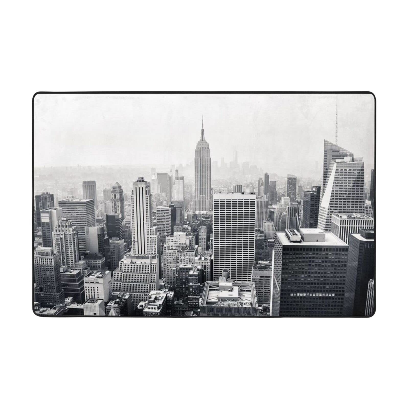 Tapis de sol de chevet New York pour une chambre moderne et cosy