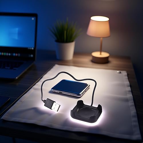 Miniatura 7 de Cable de carga negro para reloj inteligente HW22 Smartwatch Cargador magnético Soporte Soporte USB Cable de carga carga Cable adaptador Cables y