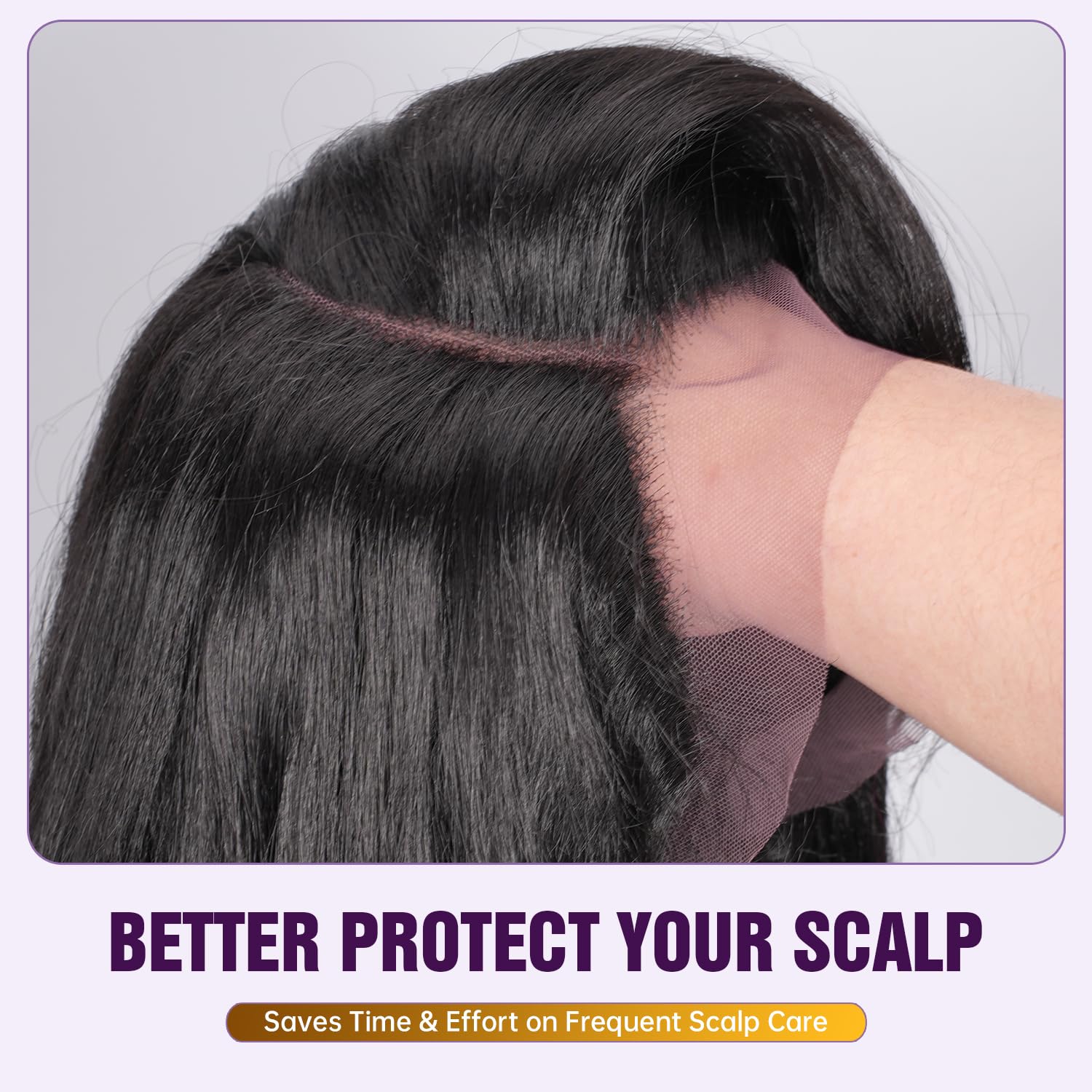 Glueless Wigs HD Transparent Lace,Wear and Go Synthetic Wig,C Part,180% Density Body Wave with Baby Hair,Pre-Plucked Frontal Wigs for Women 20 Inch,Natural Hairline,Breathable Wig Cap