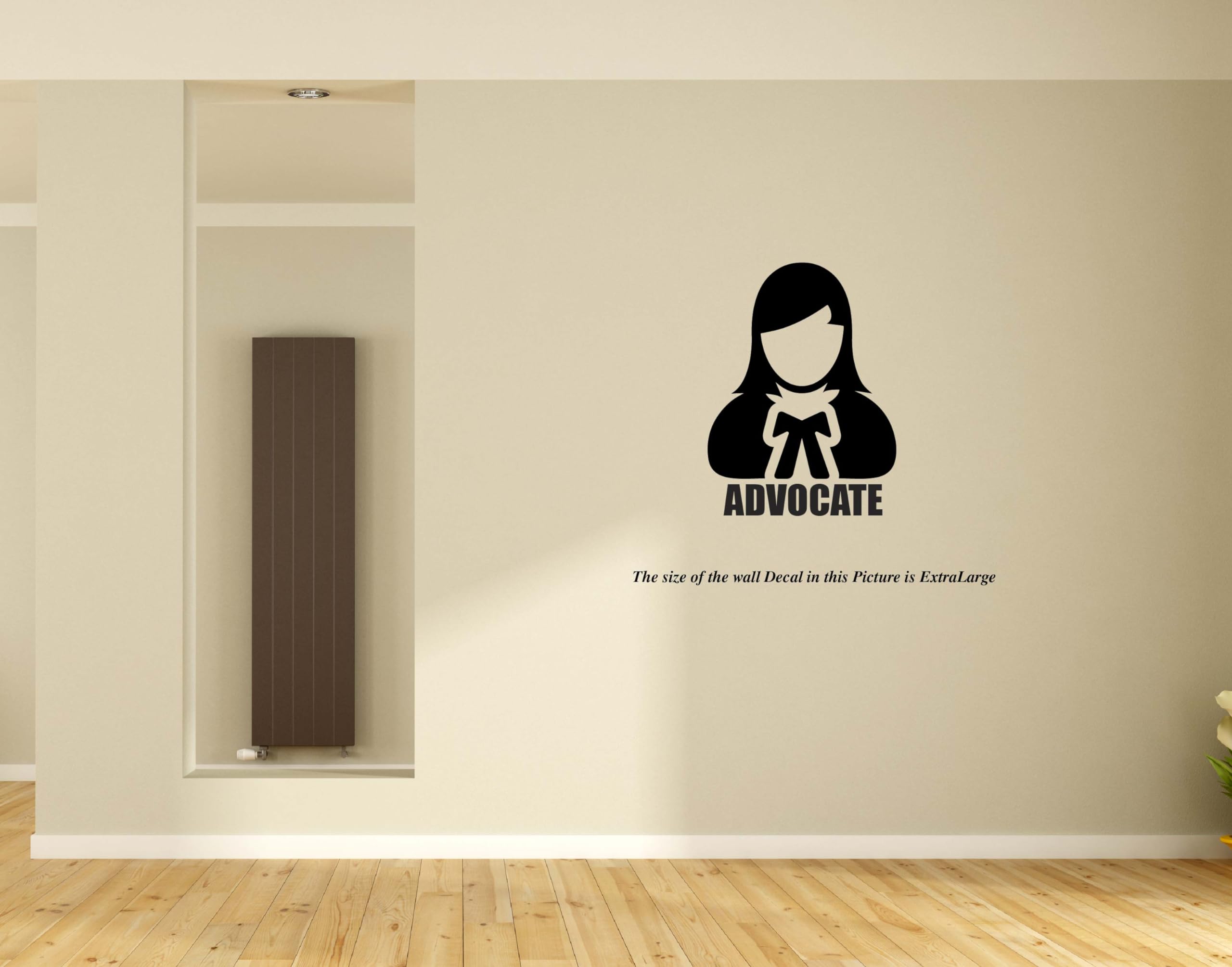 PEACOCKRIDE Lawyer I Advocate Wall Decal Large Black (PVC Vinyl) (B0CPVNPBVV) Amazon Price History, Amazon Price Tracker