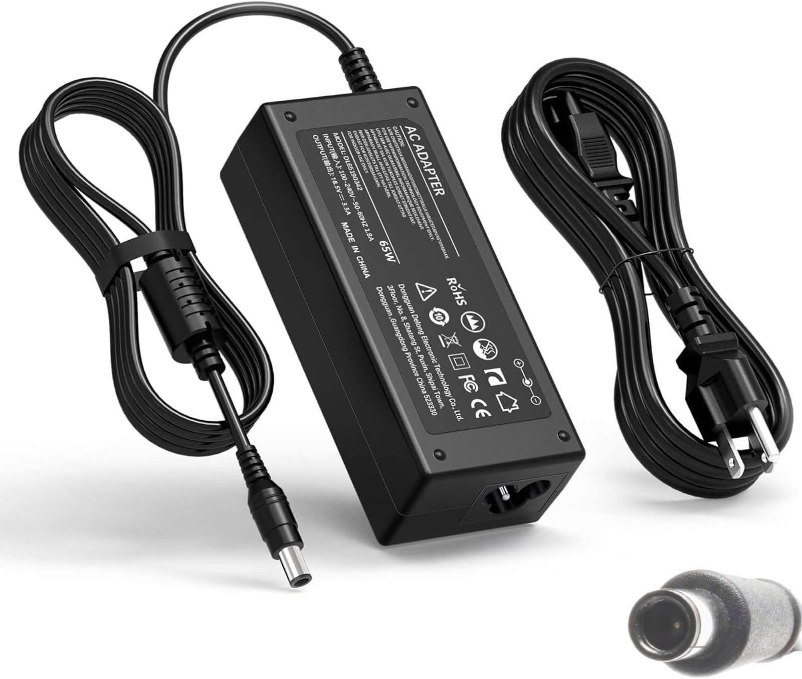 Chargeur Pour PC Portable COMPAQ PRESARIO CQ57 - 18.5V 3.5A - Noir - Compatible HP