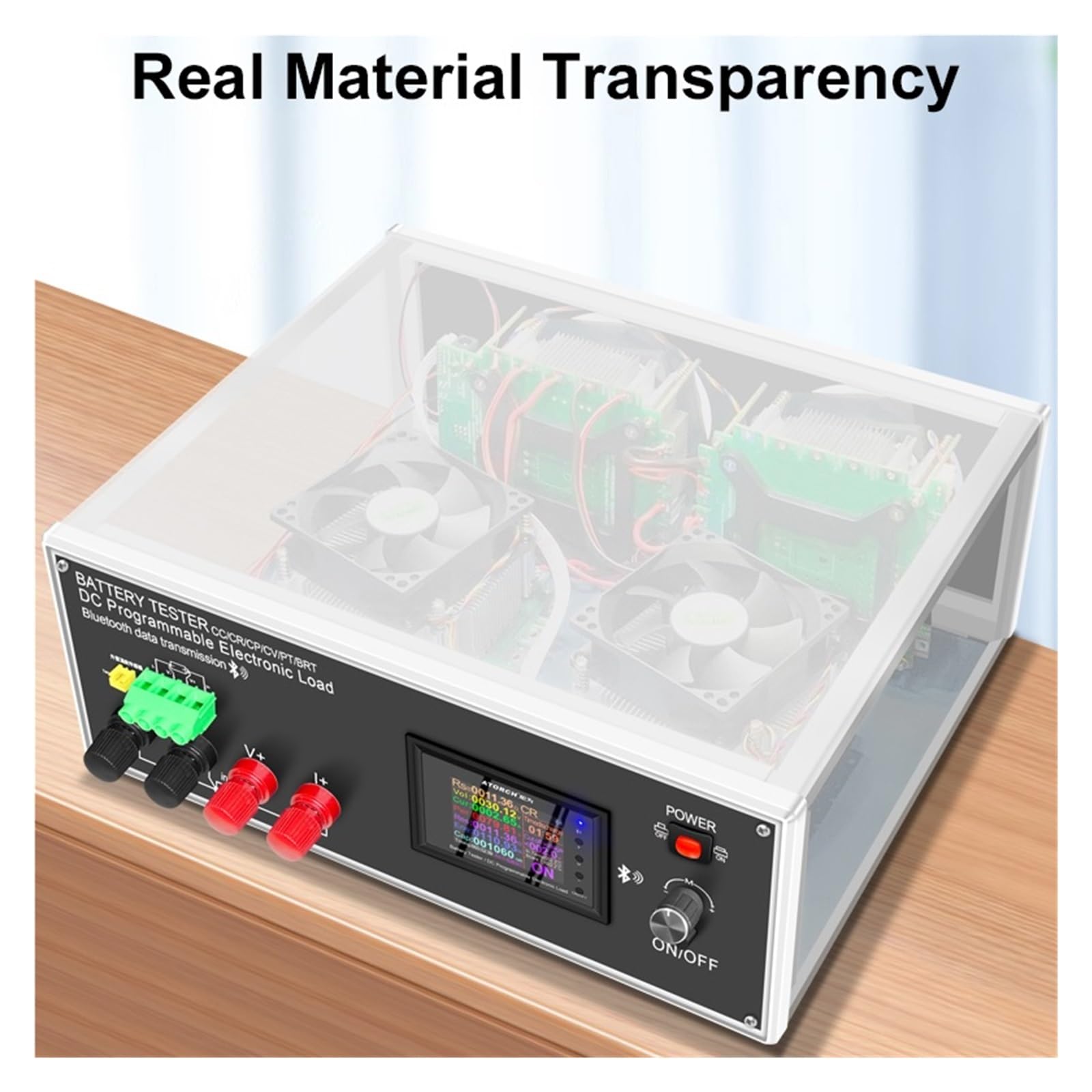 Testeur De Charge Électronique 600W 200V 40A DC, Programmable, Résolution Haute Précision, Moniteur Capacité Température Batterie Voiture Lectures Claires