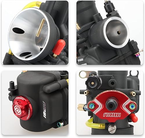 Miniatura 4 de NIBBI Carburador PWK Carburador de rendimiento de 1102in para motocicleta con chorros de carburador para GY6 Motor Dirt Bike SSR TTR Apollo TaoTao