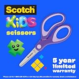 Scotch 5" Soft Touch Blunt Kid Scissors, Purple, 12 Count, Teacher's Pack – view 7