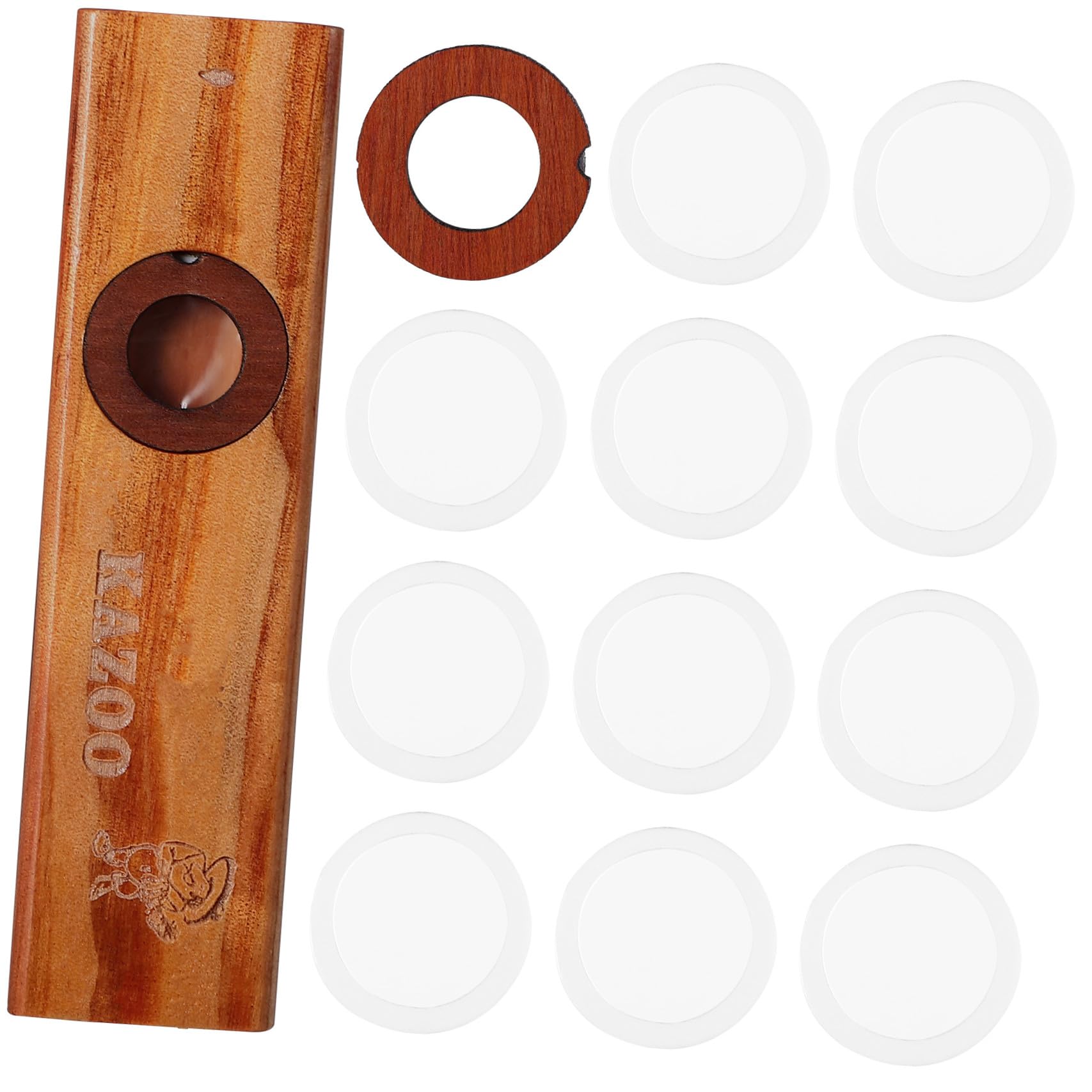 BESTonZON 3sets Kazoo Per Adulti e Strumento Facile Per Chitarra e Ukulele Include Membrane Ricambio Kazoo