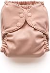 Esembly Cloth Diaper Cover - Reusable Swim Diaper, Waterproof, Breathable - Adjustable Outer Layer Over Absorbent Inner for Blowout Protection - Lemons, Size 1 (7-17lbs)