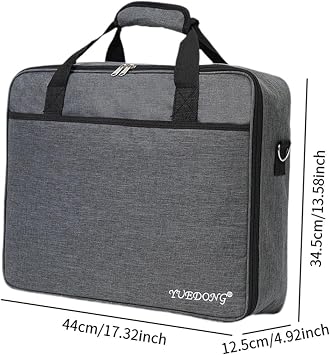 Handheld Pedalboard Pouch with Pocket for Studio And Live Shows, 44x34.5x12.5cm