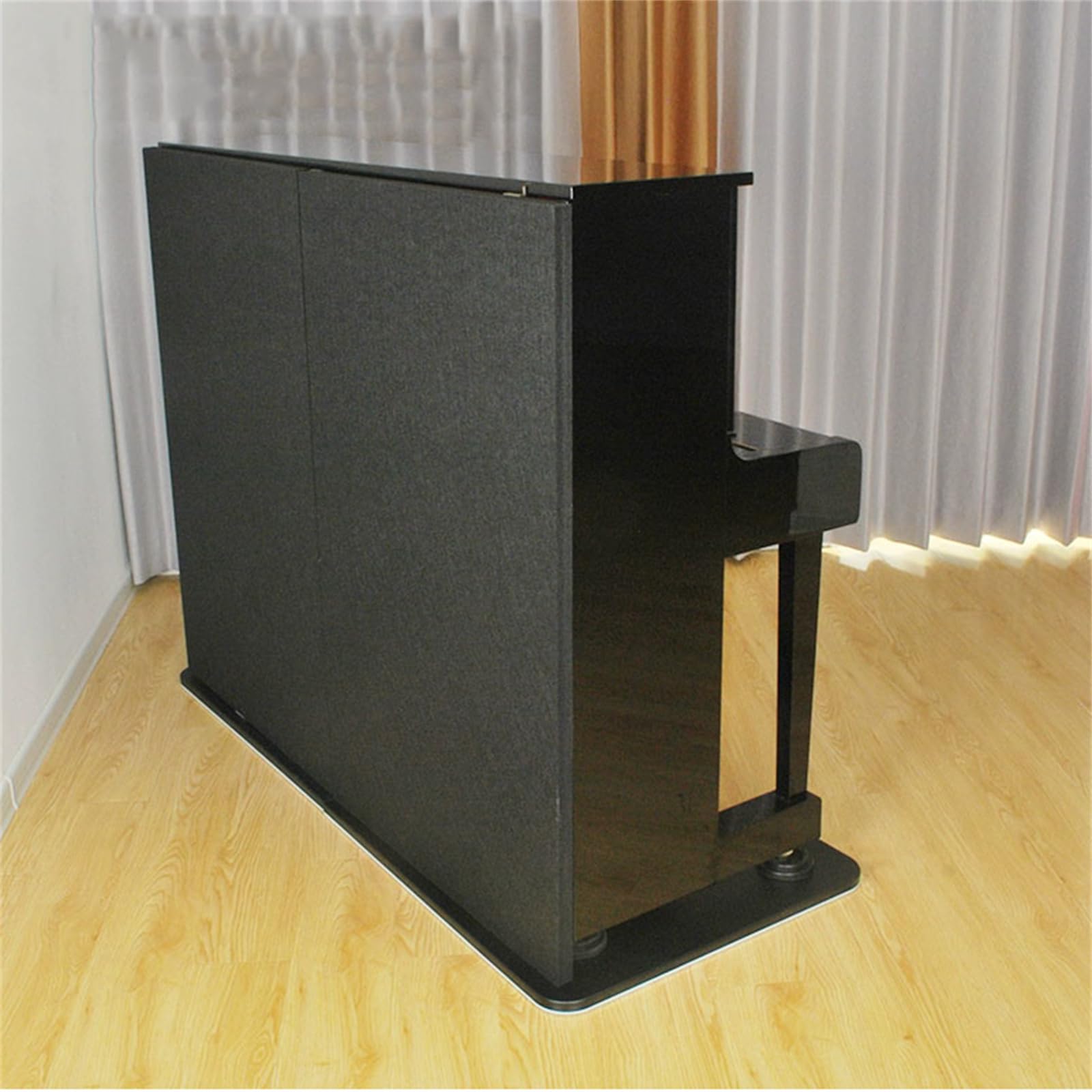 Tappeto insonorizzante per pianoforte, tappetino antirumore, antiscivolo, antivibrazione, per pianoforte verticale, resistente all'umidità e isolamento termico