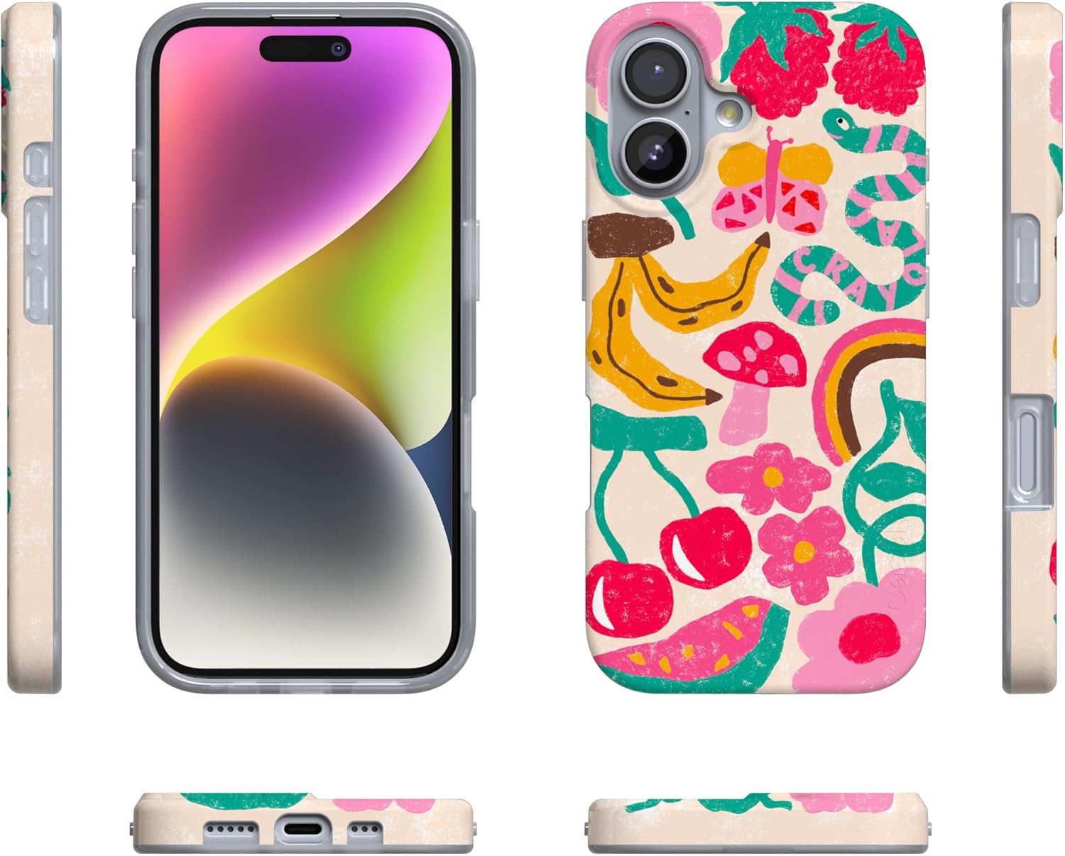 Casely iPhone 17 Case | Doodle Bug | Crayola Crayon | Compatible with MagSafe | Classic Ultra Slim Design