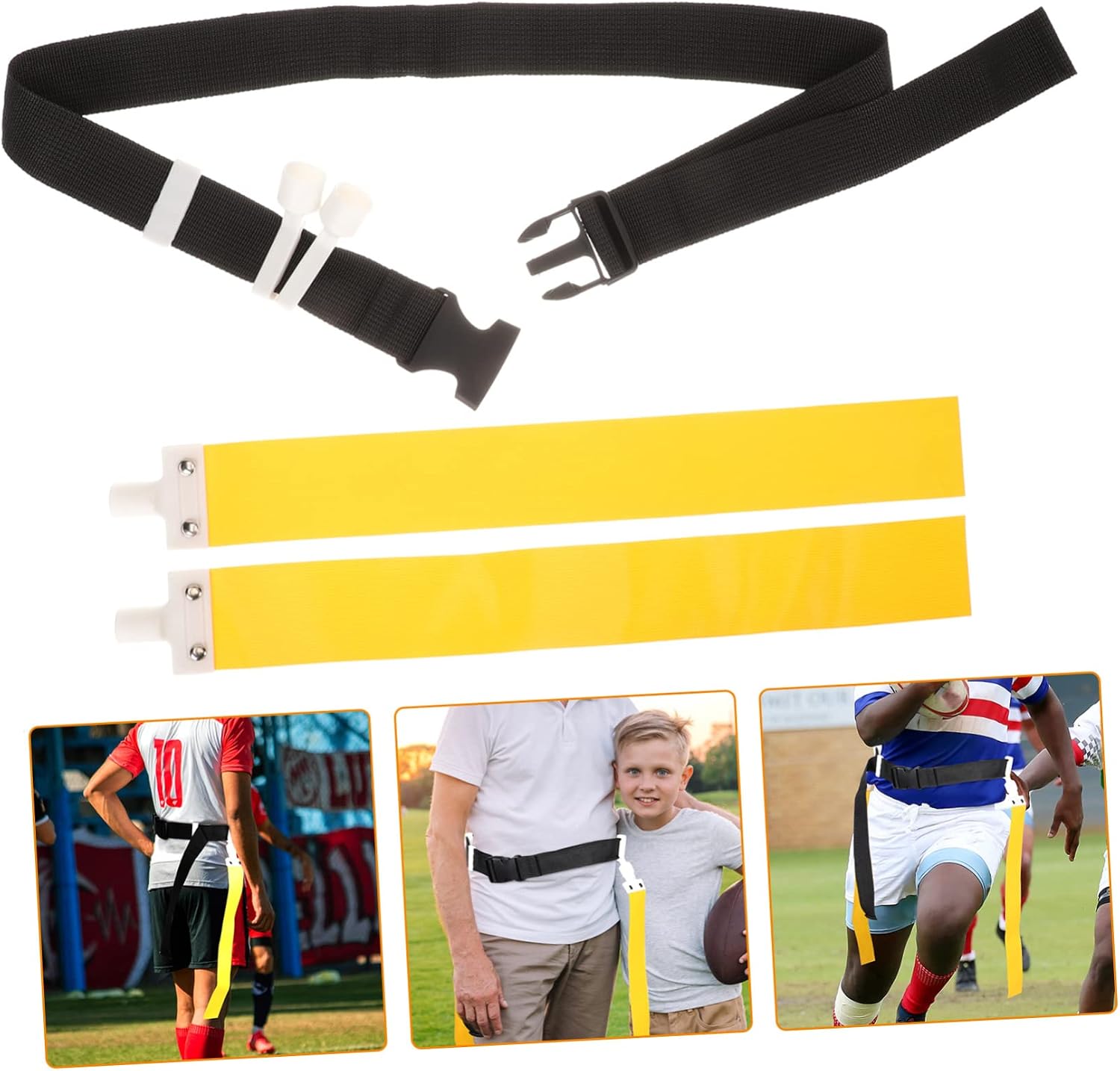 YARNOW Rugby Waist Flag Football Girdle Flag Football Stuff for Flags for Flag Football Flag Football Flags