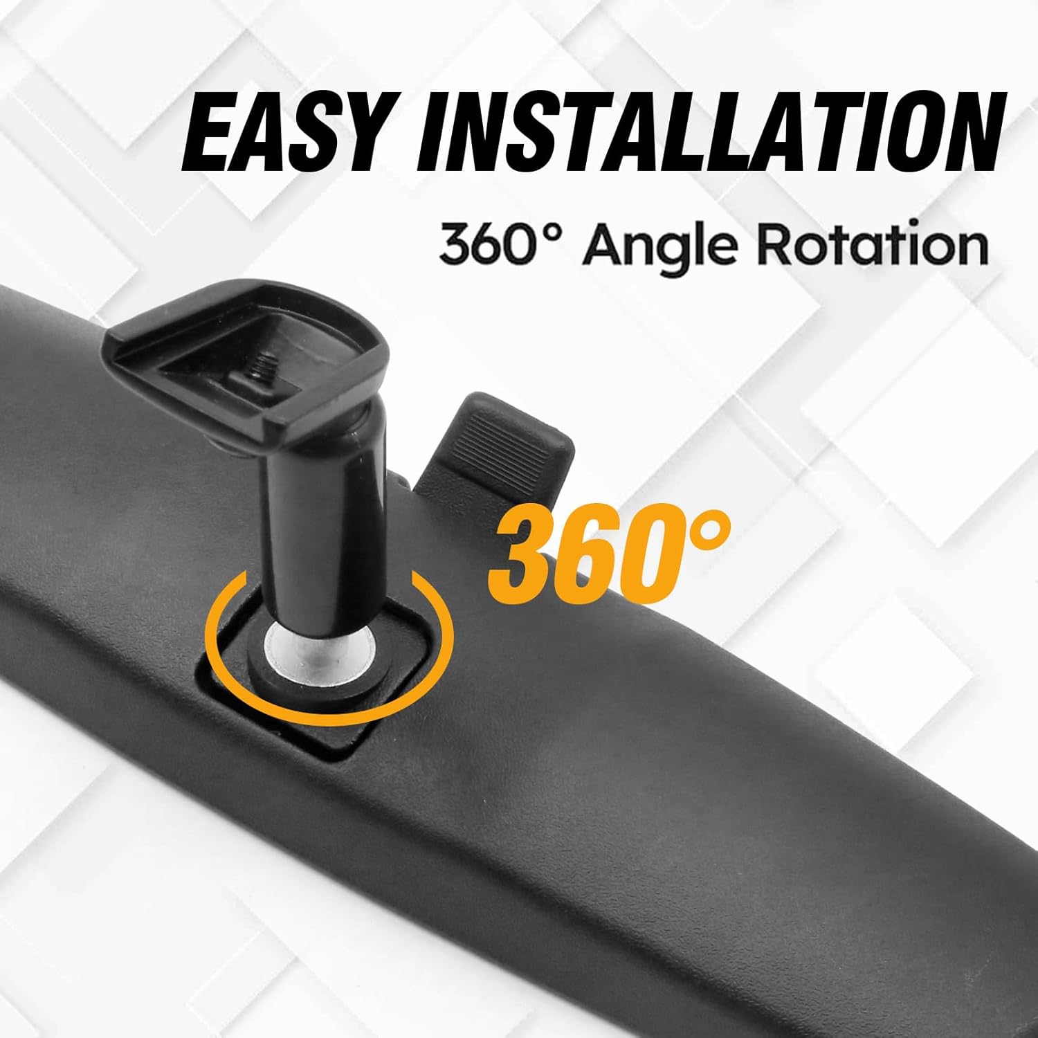 8993023K Interior Rearview Mirror Kit, Replacement for Dodge Challenger 2008-2013, Replacement for Jeep Wrangler TJ JK JL Cherokee Compass 2003-2017