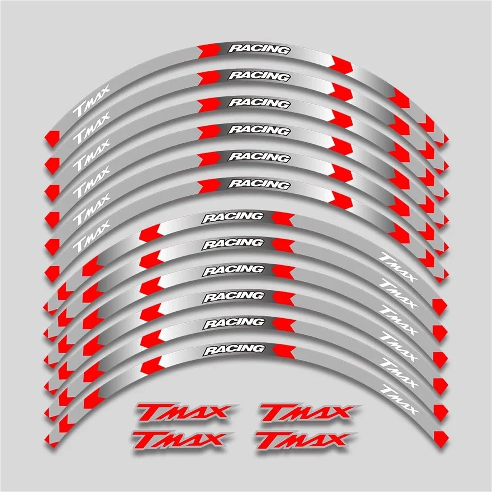 Wheel Stickers Motorcycle Wheel Sticker for TMAX500 TMAX530 TMAX560 TMAX 500 530 560 Decals Reflective Decal Rim Hub Stickers Rim Reflective Decal