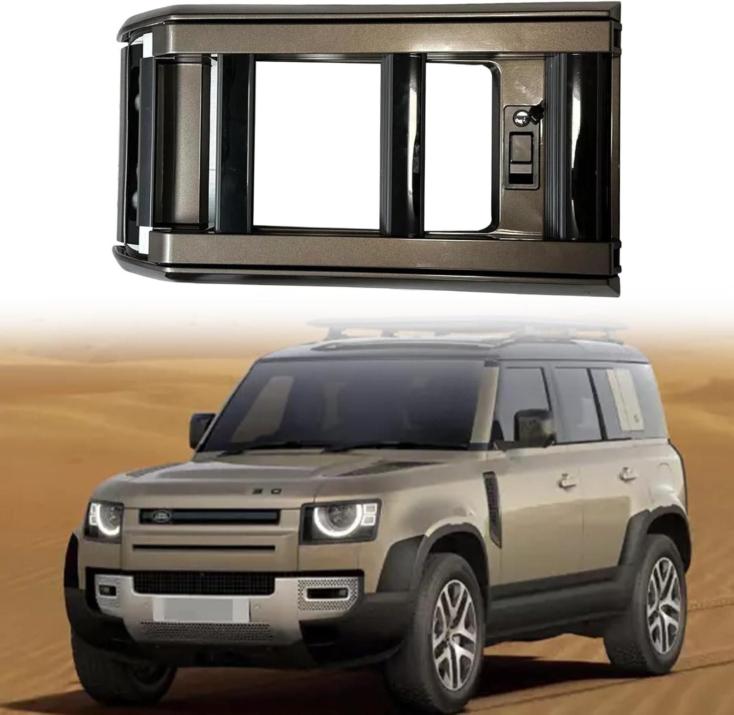 Foldable Side Ladder Protect Frame Gondwana Stone Fits Defender 90 110 130 2020 2021 2022 2023 2024 2025 2026