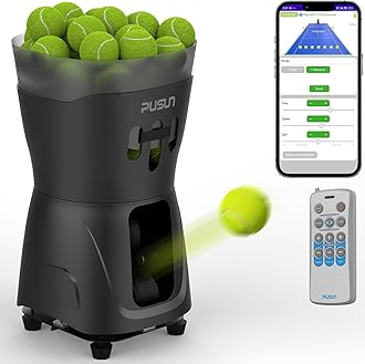 PT-MINIPro-Compact Ace: Enhanced Portable Tennis Ball Machine | Beginner-Friendly & Powerful | Advanced Features for On-The-Go Practice | Ideal for Skill Improvement