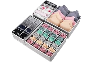 GOGOODA Drawer Organizers for Underwear and Bras
