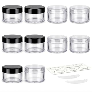 10pcs Small Travel Containers, 5 Gram Sample Containers with Lids - Amazon product rated Grade B