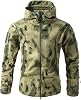 Tactical Jacket For Men Outdoor Camo Army Waterproof Windbreaker Jacket Softshell Military Hiking Hunting Coat